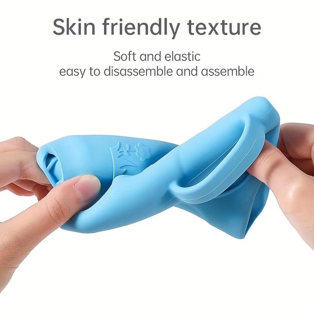 WideNeck Silicone Baby Bottle Sleeve With Handle 4oz120ml Feeding Bottle Protector 5