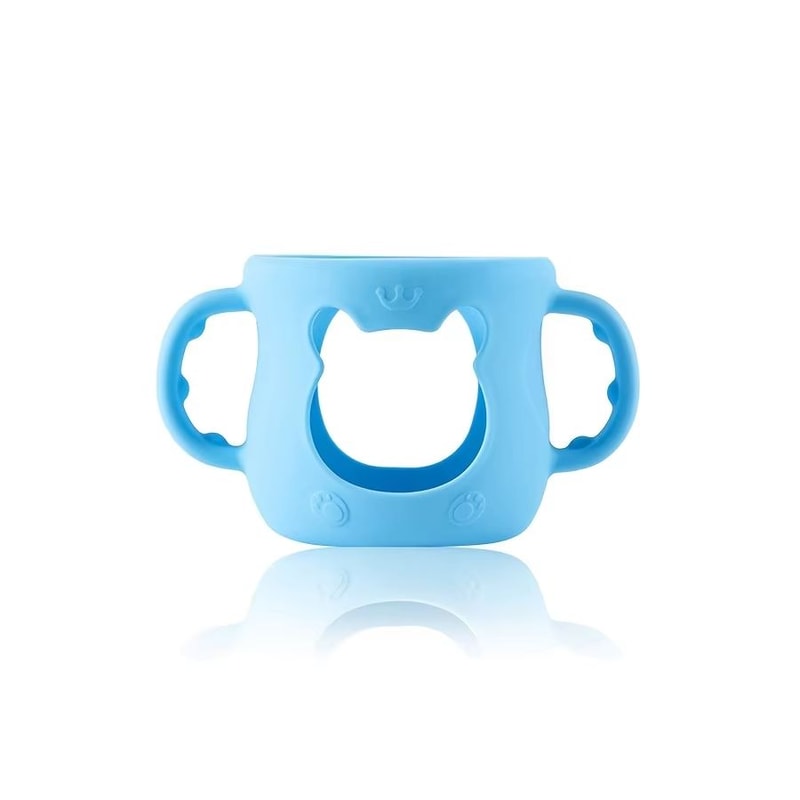 WideNeck Silicone Baby Bottle Sleeve With Handle 4oz120ml Feeding Bottle Protector 10