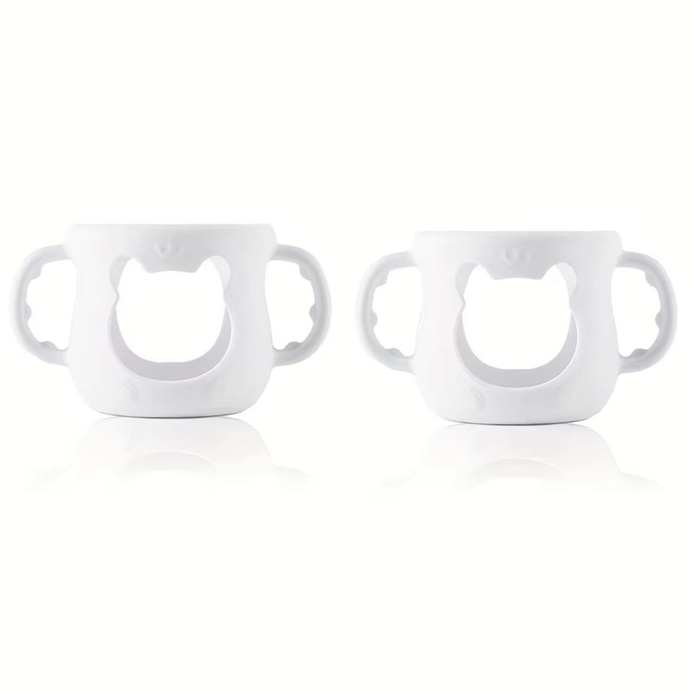 WideNeck Silicone Baby Bottle Sleeve With Handle 4oz120ml Feeding Bottle Protector 15