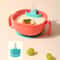 3in1 Silicone Baby Snack Bowl With Suction Cup Straw Cover Portable Handle Cup 3