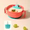3in1 Silicone Baby Snack Bowl With Suction Cup Straw Cover Portable Handle Cup 3