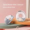 2Pack Silicone Breast Milk Collector Cups With Stand Scale Wearable Breast Shell Nursing Saver 0