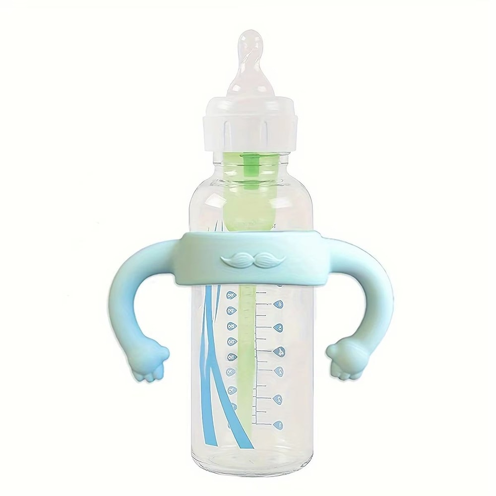 Universal Silicone Baby Bottle Handle Grip For Easy Feeding 9