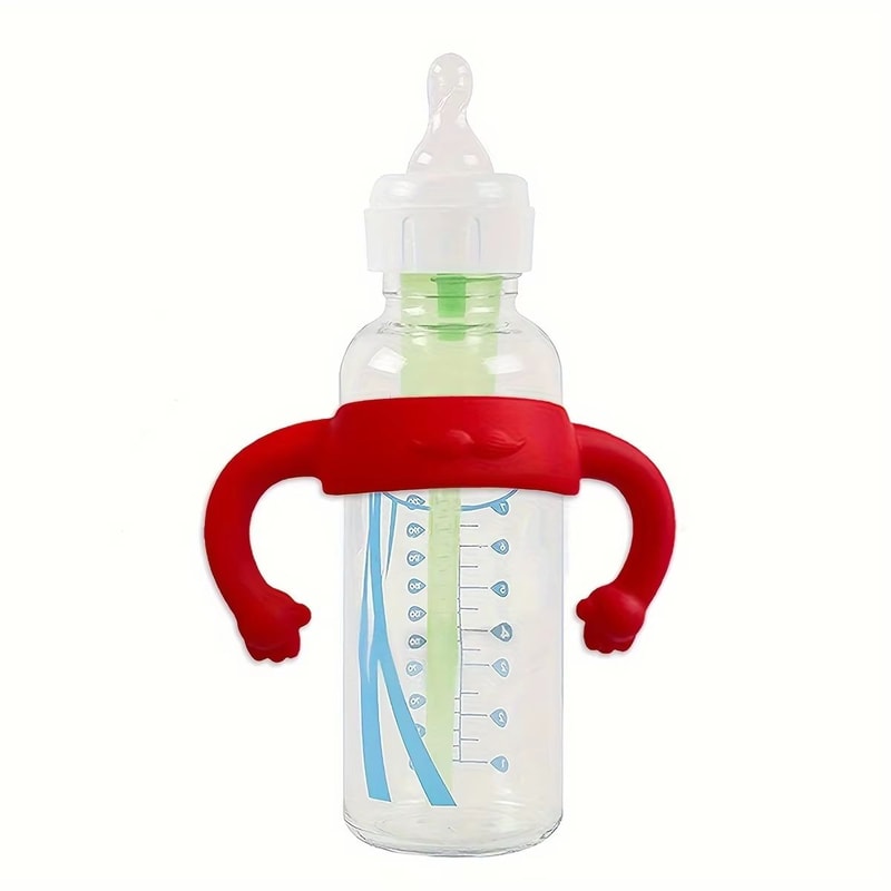 Universal Silicone Baby Bottle Handle Grip For Easy Feeding 16