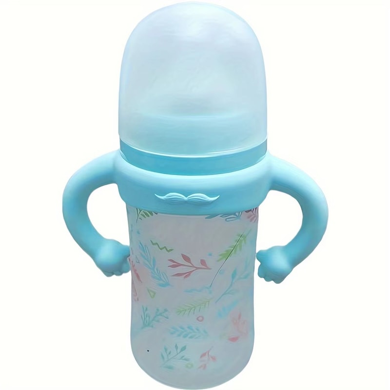 Universal Silicone Baby Bottle Handle Grip For Easy Feeding 3