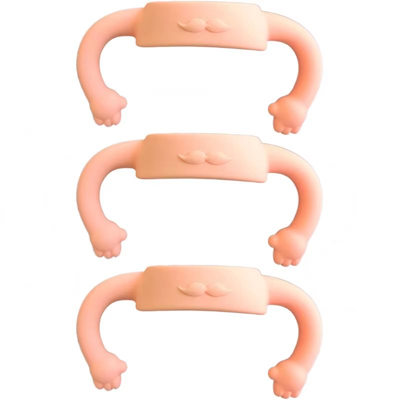 Universal Silicone Baby Bottle Handle Grip For Easy Feeding 8