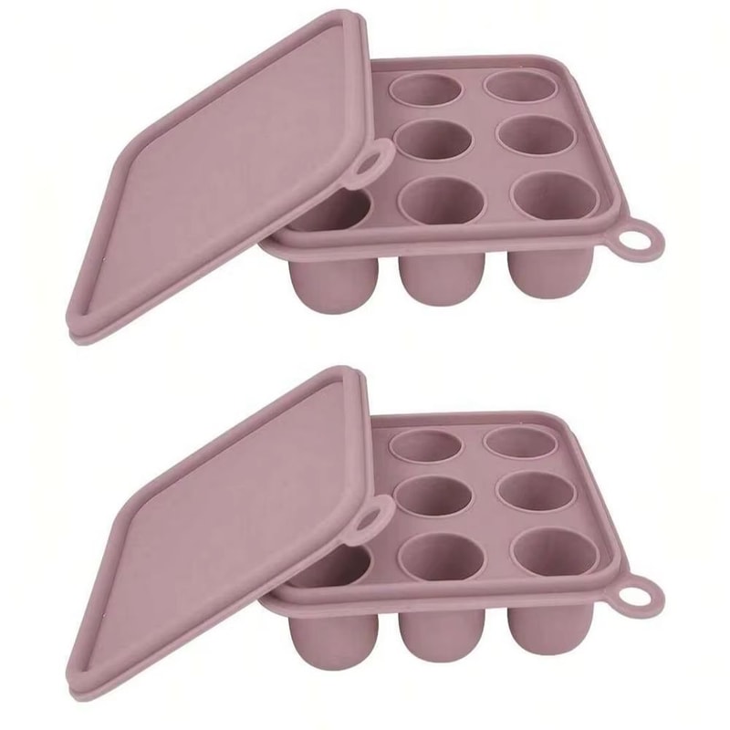 Silicone Baby Food Teething Tray With Freezer Mold 8