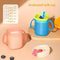 3in1 Kids Learning Cup With Straw Sippy Lid And Open Top 0