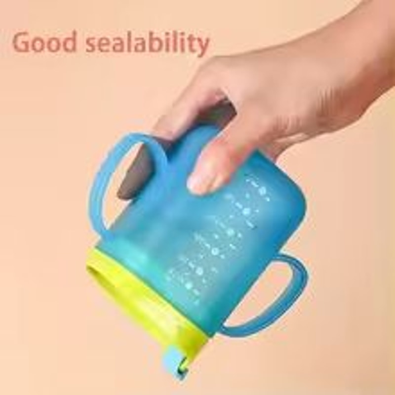 3in1 Kids Learning Cup With Straw Sippy Lid And Open Top 2