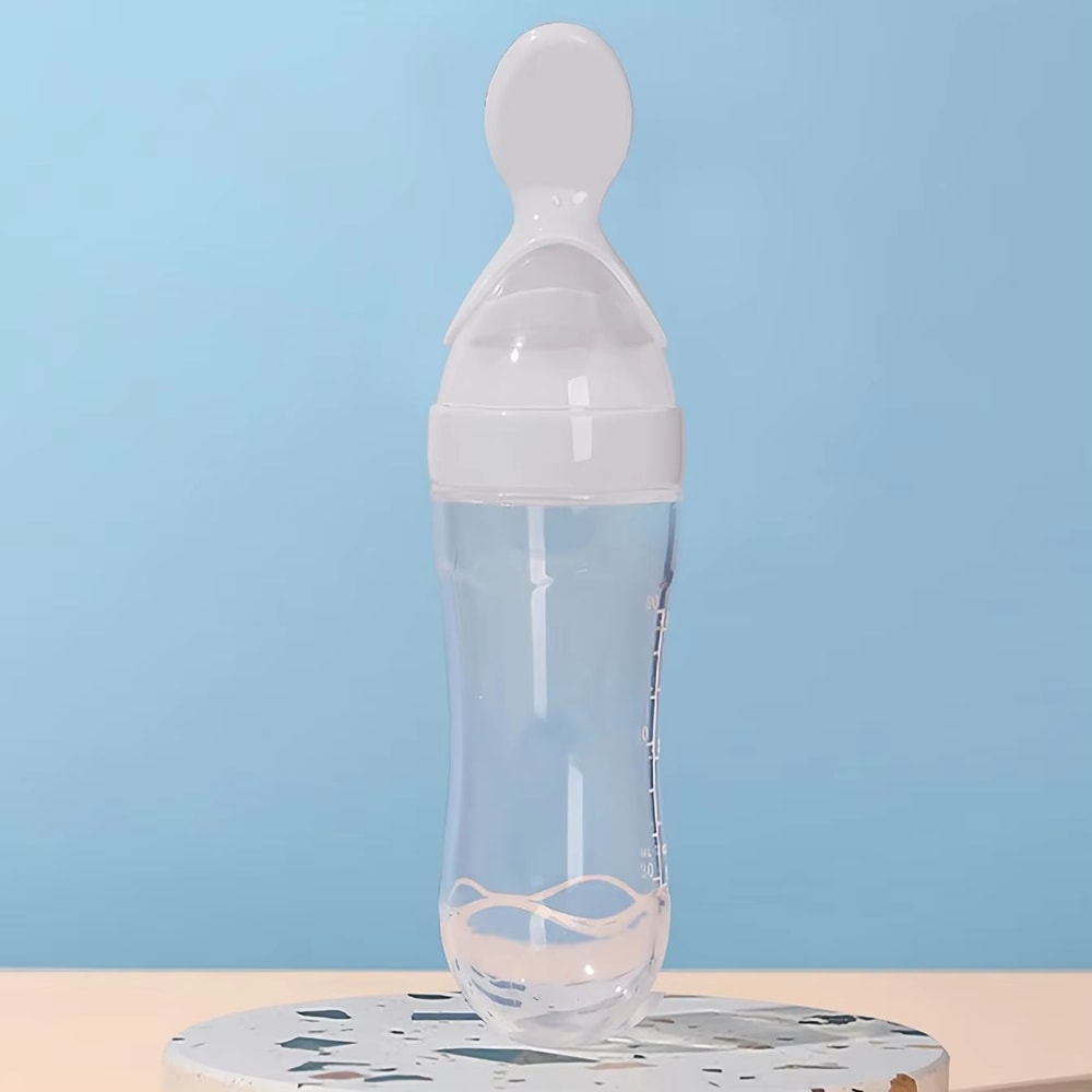 3 Fl Oz Silicone Baby Spoon Squeeze Feeder For Purees And First Foods 7