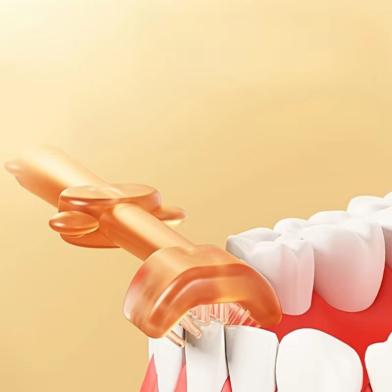 3Piece Portable Silicone Baby Toothbrush Set With Travel Case 5