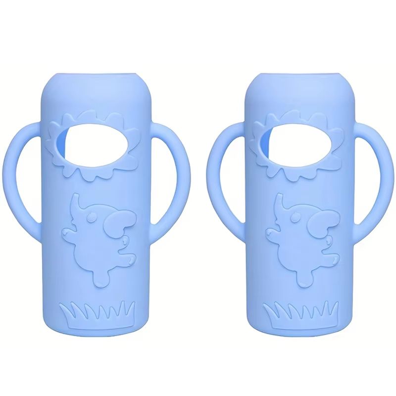 8 Oz240 Ml Silicone Baby Bottle Handle Sleeve For Narrow Neck Bottles 10