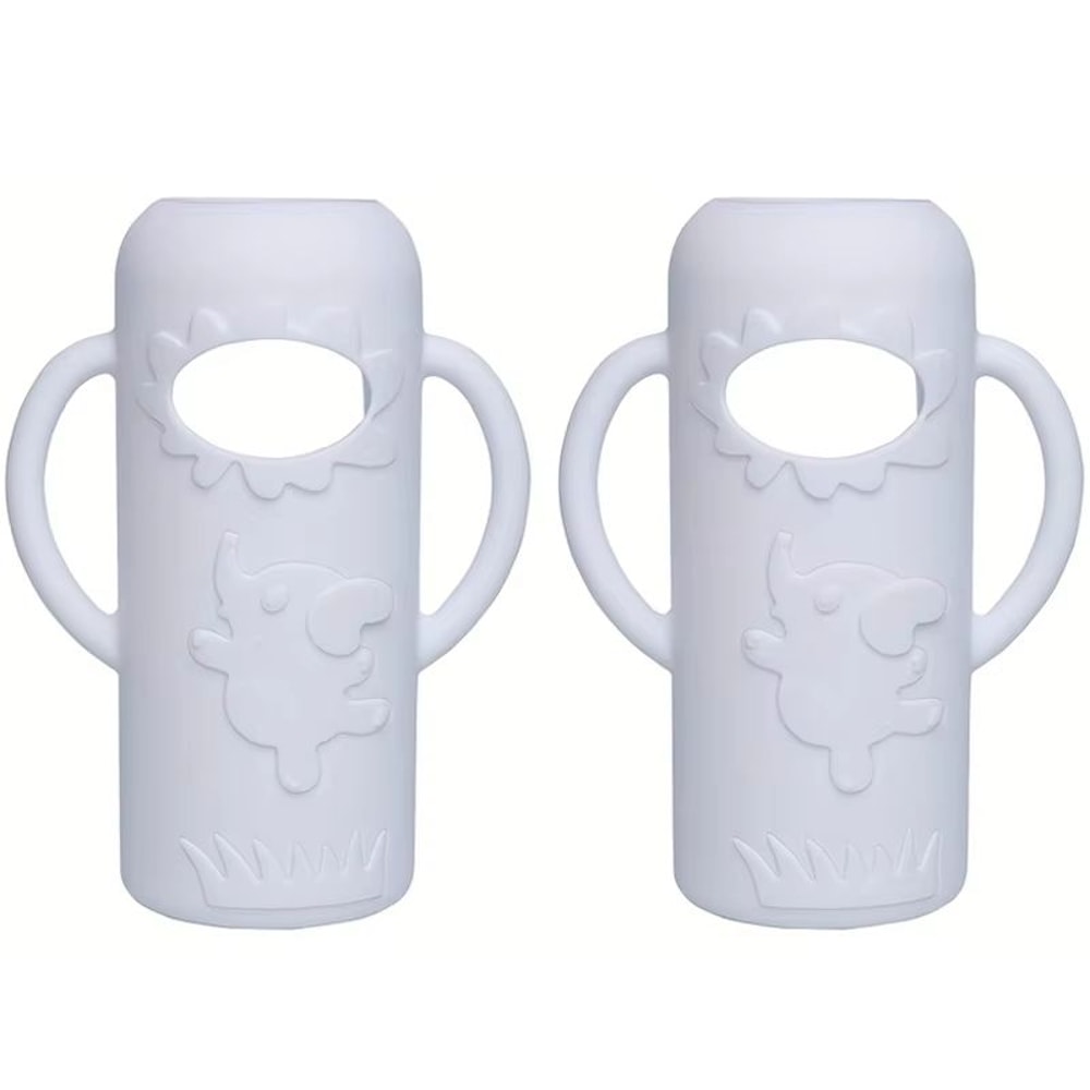 8 Oz240 Ml Silicone Baby Bottle Handle Sleeve For Narrow Neck Bottles 12