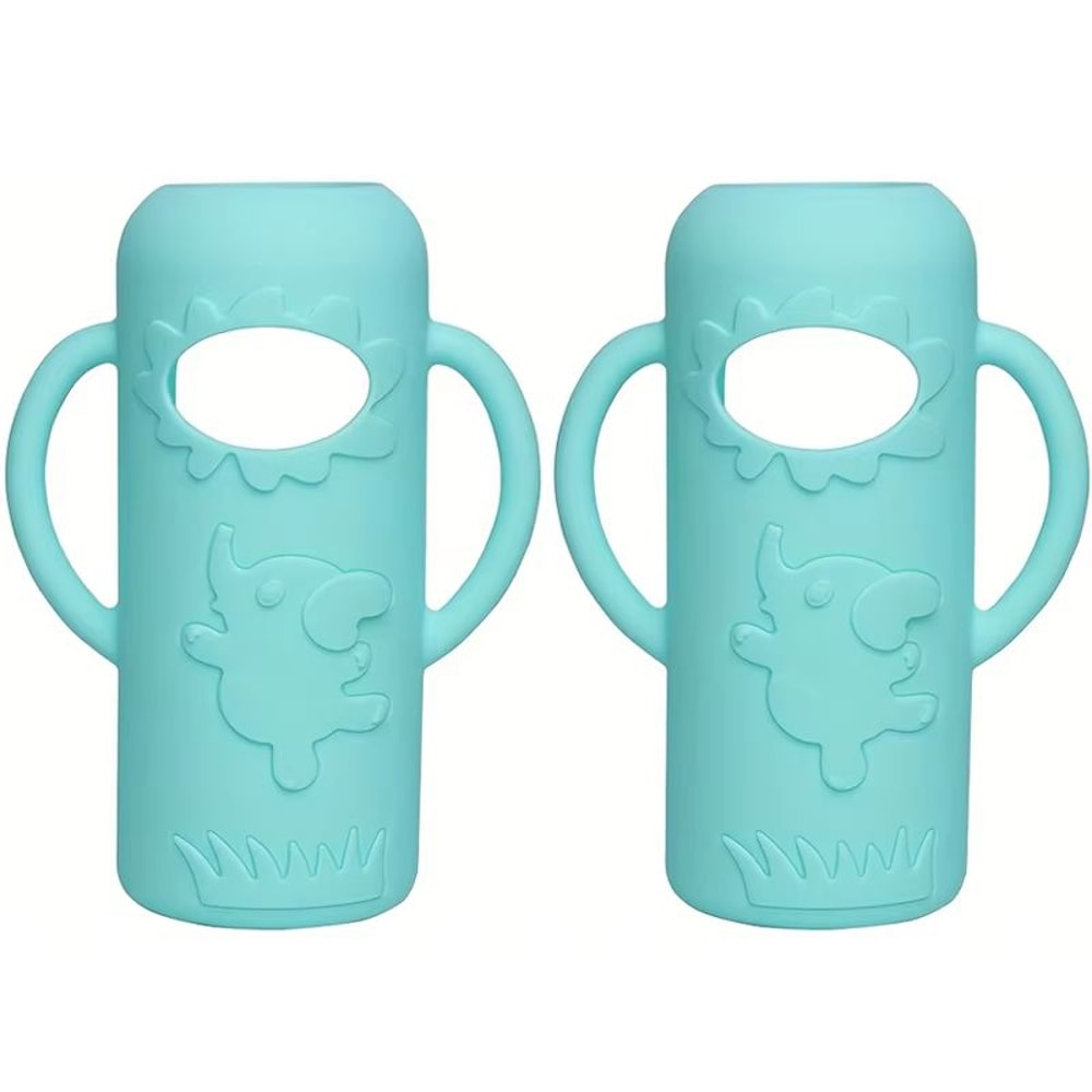 8 Oz240 Ml Silicone Baby Bottle Handle Sleeve For Narrow Neck Bottles 14