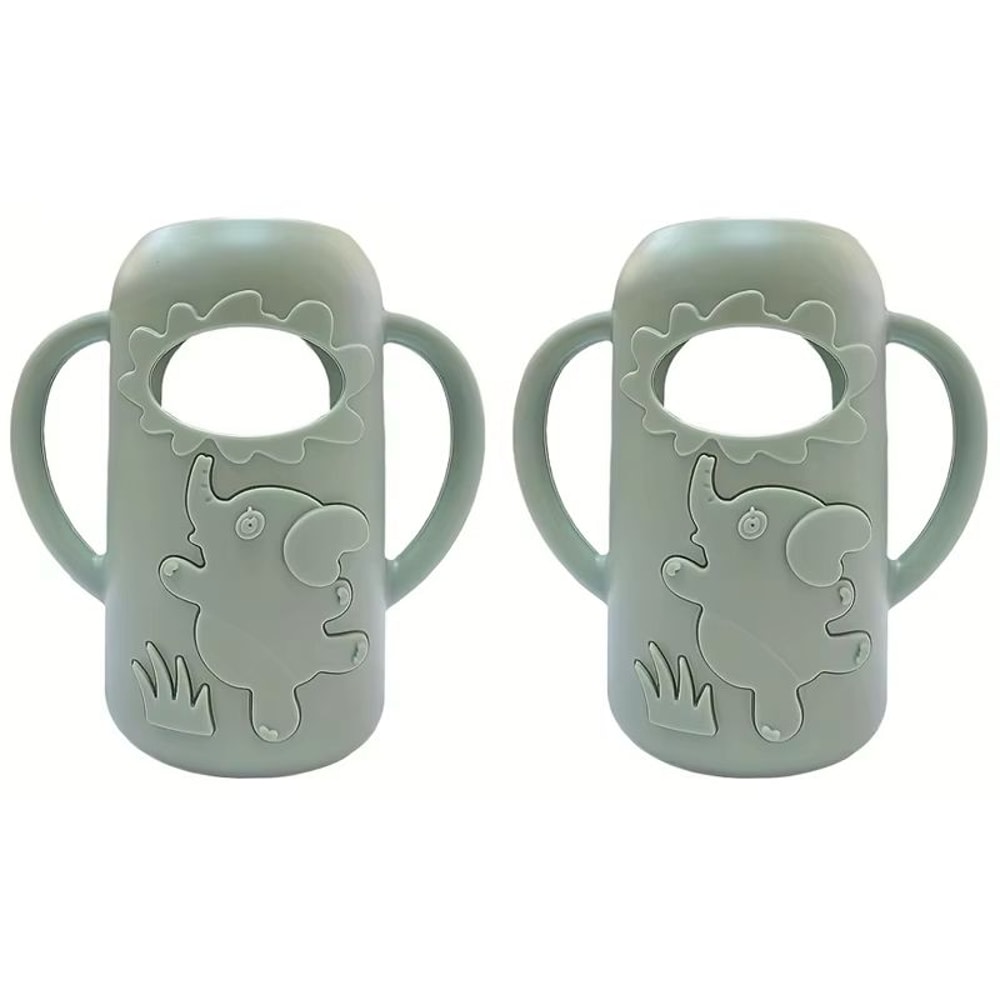 8 Oz240 Ml Silicone Baby Bottle Handle Sleeve For Narrow Neck Bottles 16