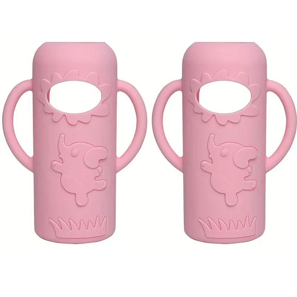 8 Oz240 Ml Silicone Baby Bottle Handle Sleeve For Narrow Neck Bottles 8