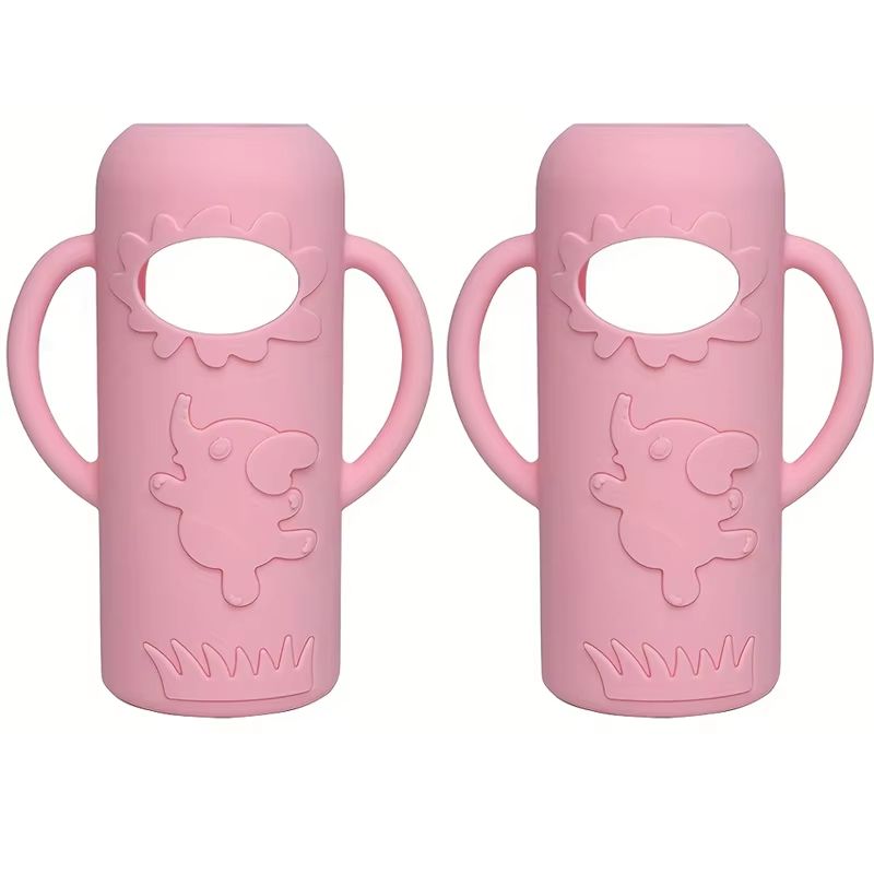 8 Oz240 Ml Silicone Baby Bottle Handle Sleeve For Narrow Neck Bottles 8