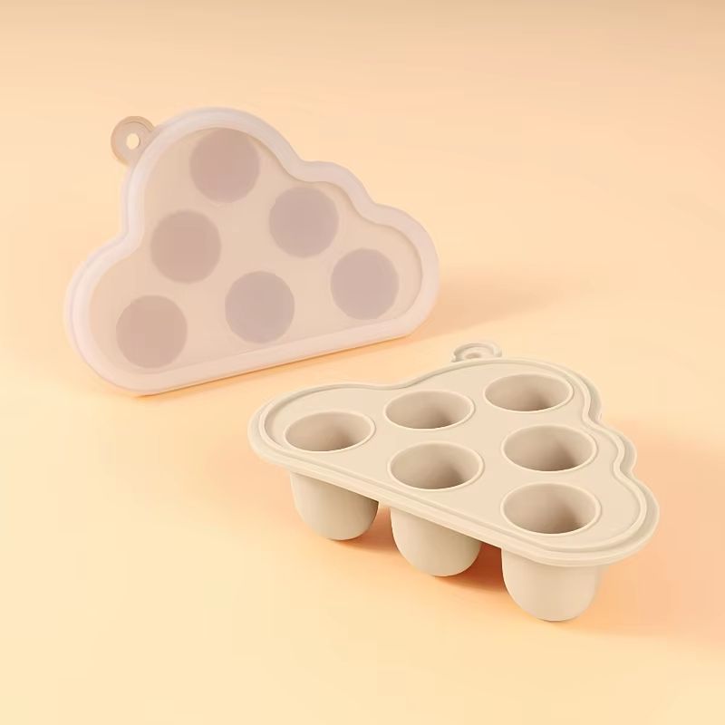 Mini Silicone Baby Freezer Food Tray With Lid For Fruit Veggies And Breast Milk 9