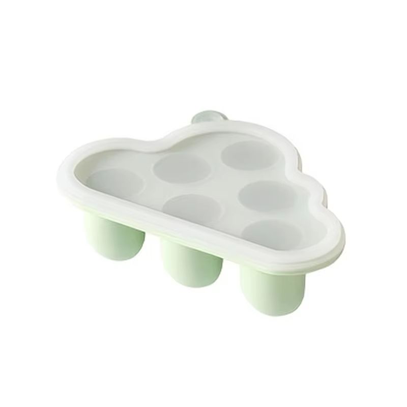 Mini Silicone Baby Freezer Food Tray With Lid For Fruit Veggies And Breast Milk 6