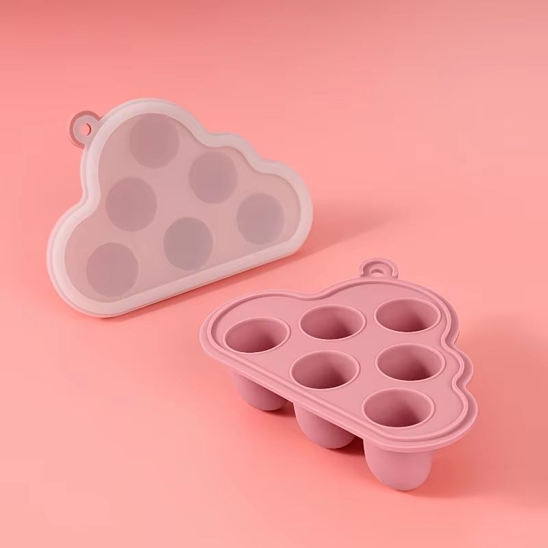 Mini Silicone Baby Freezer Food Tray With Lid For Fruit Veggies And Breast Milk 11