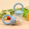 4Piece Silicone Baby Fruit Feeder With EasyGrip Handle And Extra Pouches 1