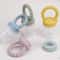 4Piece Silicone Baby Fruit Feeder With EasyGrip Handle And Extra Pouches 3