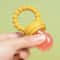4Piece Silicone Baby Fruit Feeder With EasyGrip Handle And Extra Pouches 4