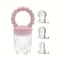 4Piece Silicone Baby Fruit Feeder With EasyGrip Handle And Extra Pouches 9
