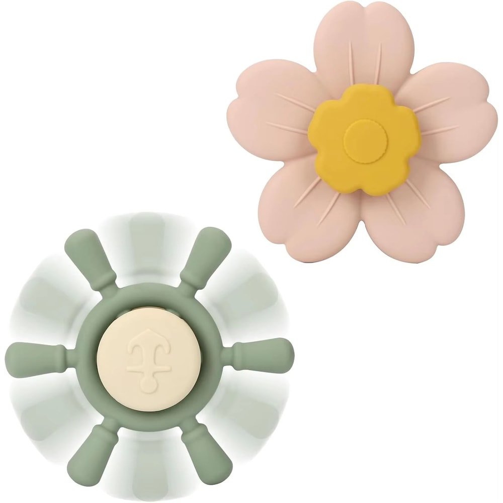 Silicone Suction Cup Spinner Toy For Windows Tables And Highchairs 0