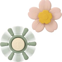 silicone suction cup spinner toy for windows, tables, and highchairs