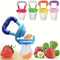 9Piece Baby Feeding Set With Silicone Squeeze Bottle Fruit Feeders And 6 Mesh Pouches 2
