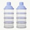 4 Layers Transparent Milk Powder Container Stackable Baby Formula Dispenser Portable Baby Food Stor 7