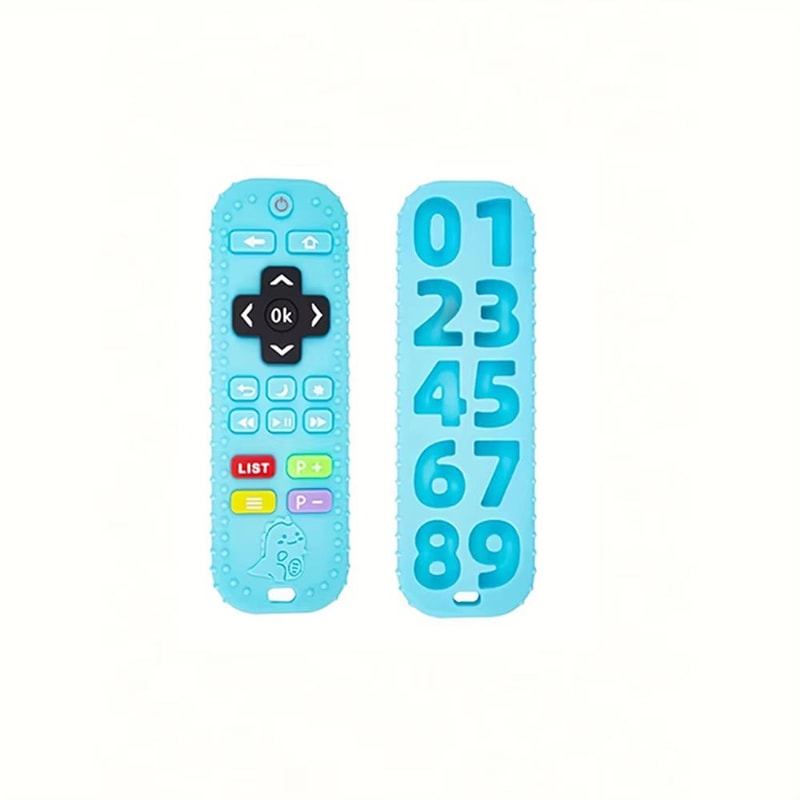 Fun Dino TV Remote Silicone Teething Toy For Babies 9