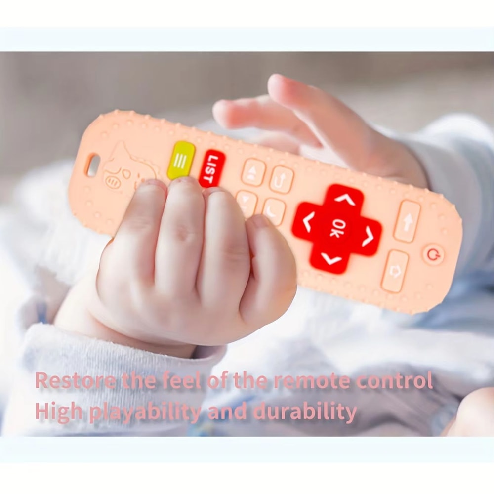 Fun Dino TV Remote Silicone Teething Toy For Babies 1