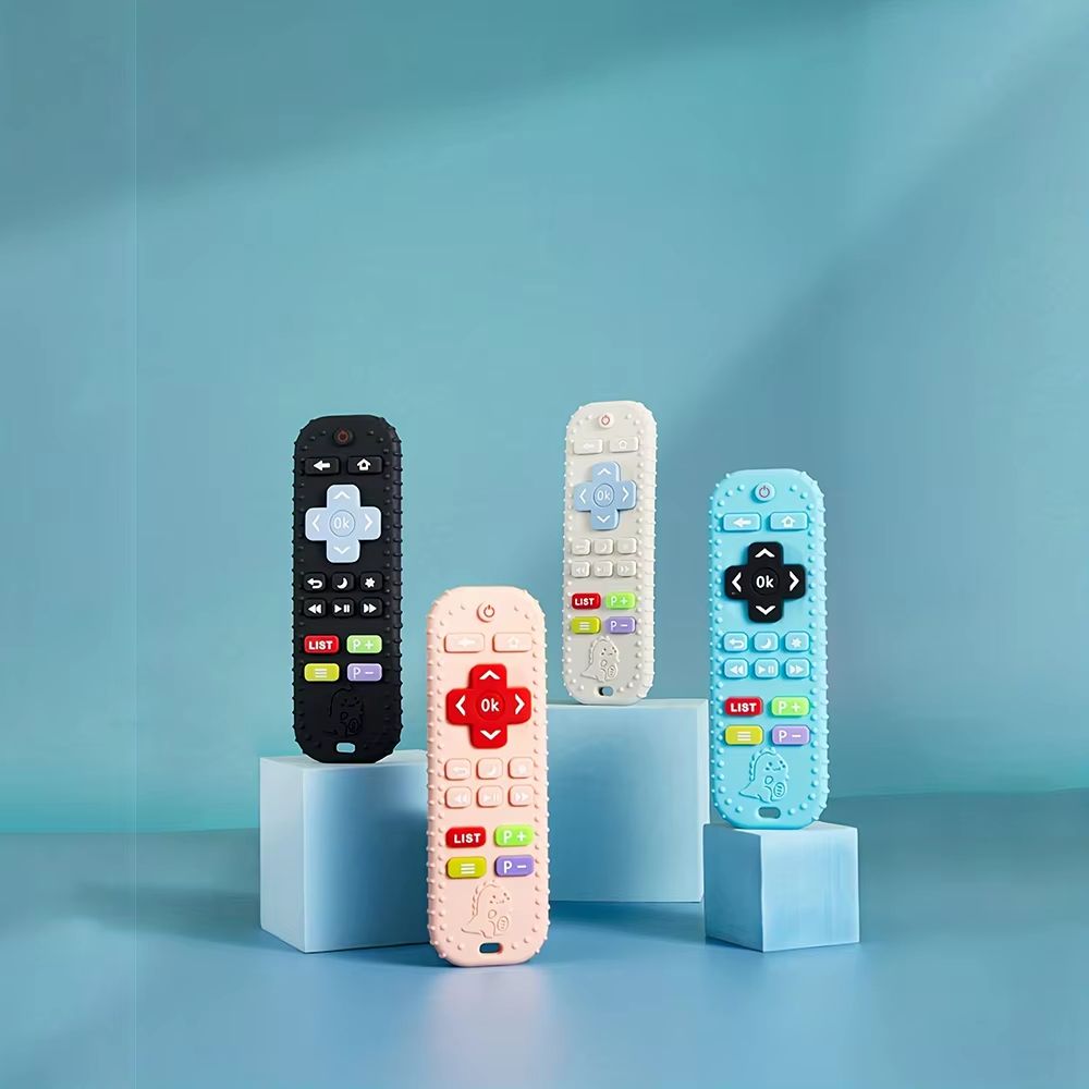 Fun Dino TV Remote Silicone Teething Toy For Babies 2