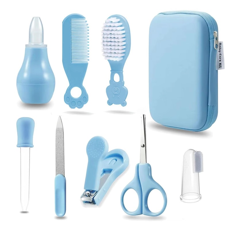 8Piece Portable Healthcare Kit With Compact Case 0