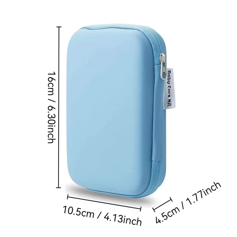 8Piece Portable Healthcare Kit With Compact Case 6