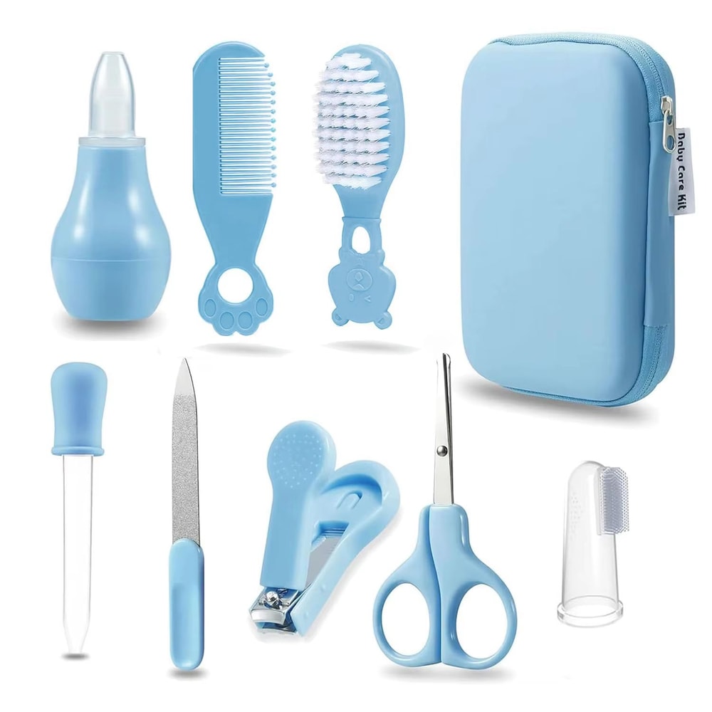 8Piece Portable Healthcare Kit With Compact Case 8