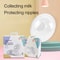 Wearable Reusable Breast Milk Collector Pads 2 Pack For Nursing Moms 0