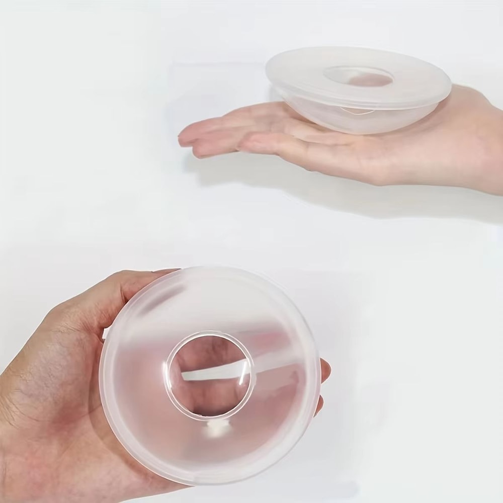 Wearable Reusable Breast Milk Collector Pads 2 Pack For Nursing Moms 3