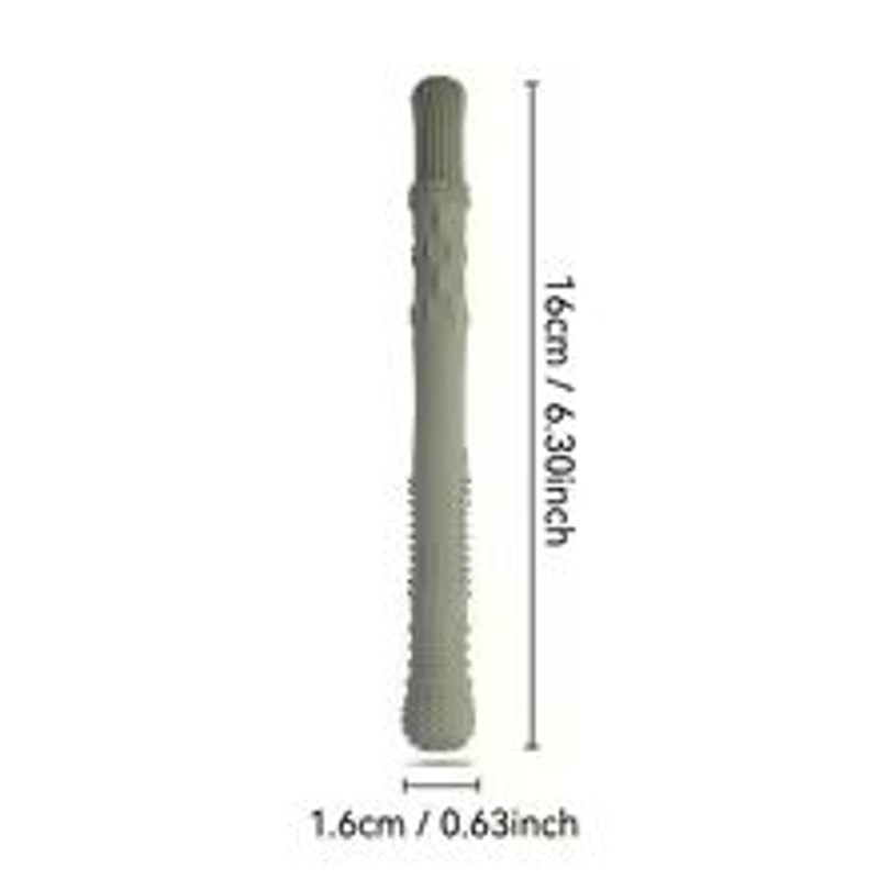 5Piece Silicone Hollow Teether Tube Chew Straw Sensory Toy Set 5