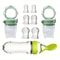 9Piece Baby Feeding Set With Silicone Bottle Spoon Suction Cup Fruit Feeders And Nipples 6