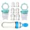 9Piece Baby Feeding Set With Silicone Bottle Spoon Suction Cup Fruit Feeders And Nipples 7