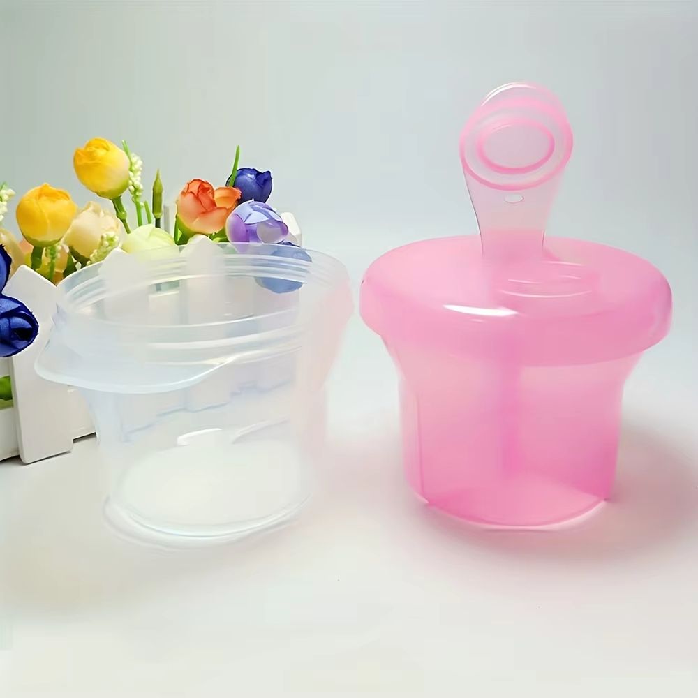 Rotating DoubleLayer 3Grid Baby Milk Powder Container And Travel Snack Box 2