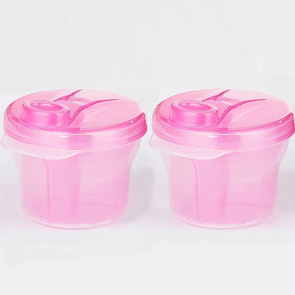 Rotating DoubleLayer 3Grid Baby Milk Powder Container And Travel Snack Box 7