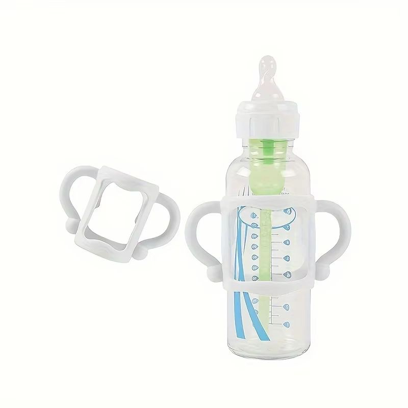 Silicone Handle Sleeve For NarrowNeck Baby Bottle EasyGrip Bottle Protector 9