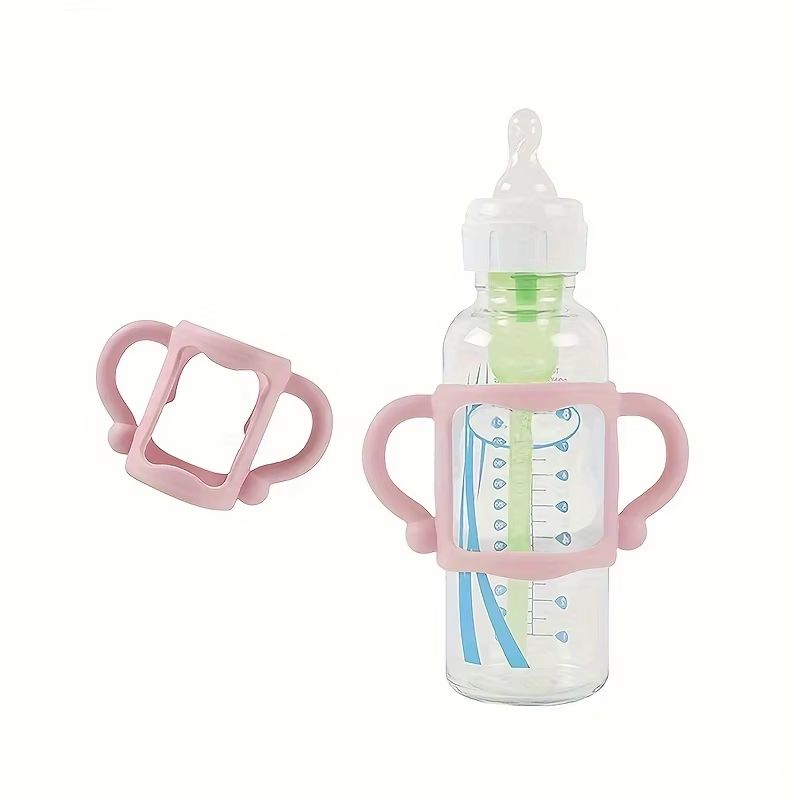 Silicone Handle Sleeve For NarrowNeck Baby Bottle EasyGrip Bottle Protector 1
