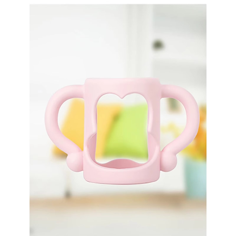 Silicone Handle Sleeve For NarrowNeck Baby Bottle EasyGrip Bottle Protector 4