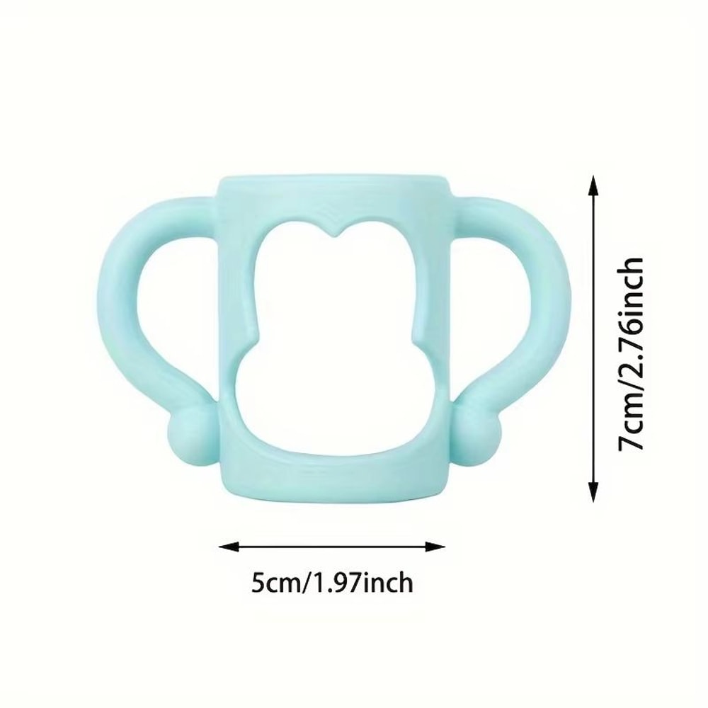 Silicone Handle Sleeve For NarrowNeck Baby Bottle EasyGrip Bottle Protector 5
