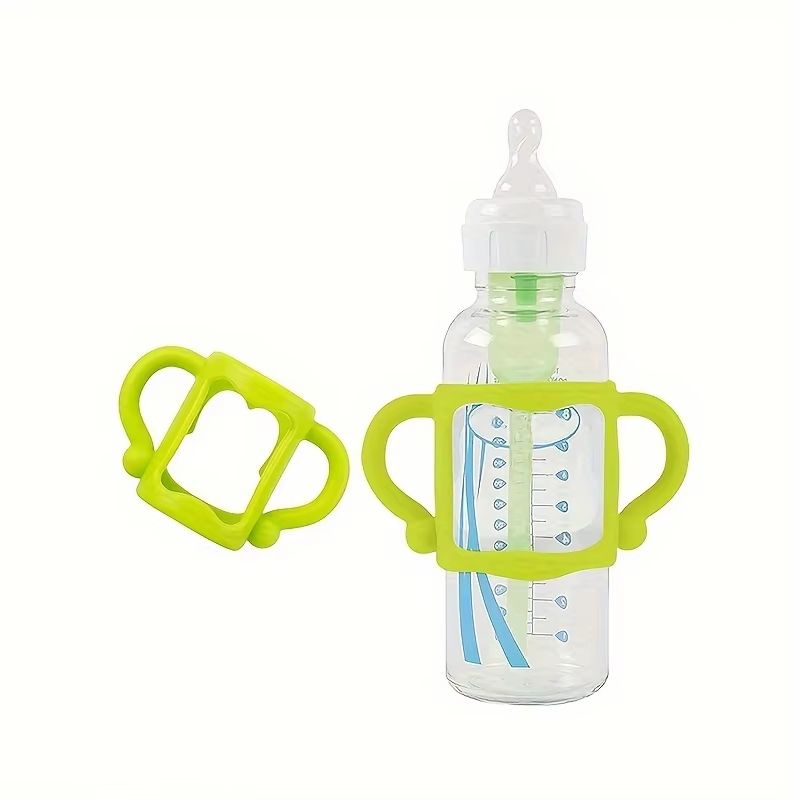 Silicone Handle Sleeve For NarrowNeck Baby Bottle EasyGrip Bottle Protector 8